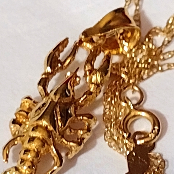14KT Gold Pendant/Charm and Chain Other - 14KT 🦞 Lobster Lover .98gms. Gold Chain Upon Request for an additional fee.